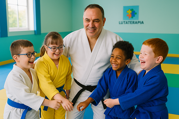 Crianças na Lutaterapia
